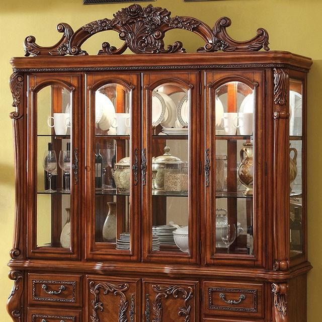 Medieve Antique Oak Hutch & Buffet - Joseph's Furniture (East Orange, NJ)