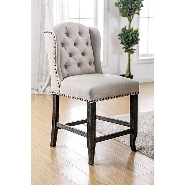 SANIA Counter Ht. Wingback Chair (2/CTN) - Joseph's Furniture (East Orange, NJ)