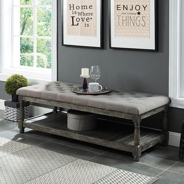 Tanya Gray Bench - Joseph's Furniture (East Orange, NJ)