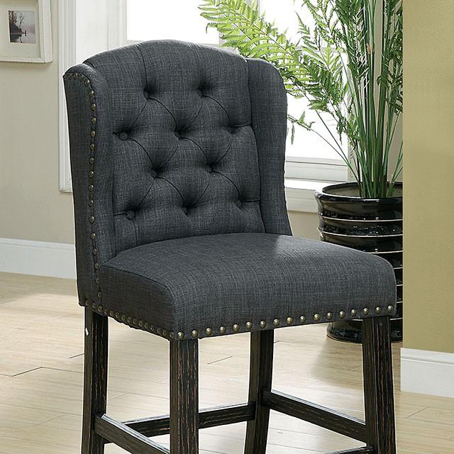 SANIA Counter Ht. Wingback Chair (2/CTN) - Joseph's Furniture (East Orange, NJ)