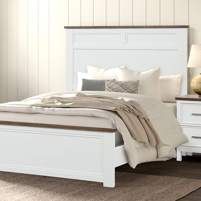 Bed Pinetop Blue & White
