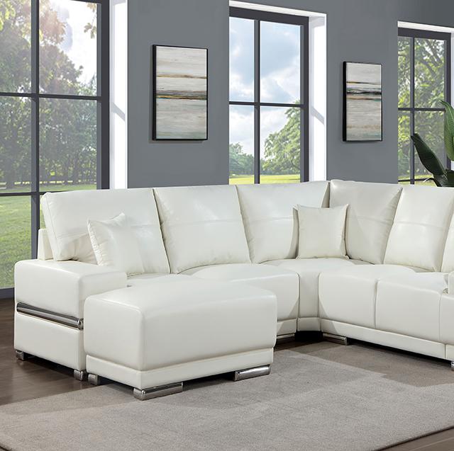 ALTHEA Sectional, White - Joseph's Furniture (East Orange, NJ)