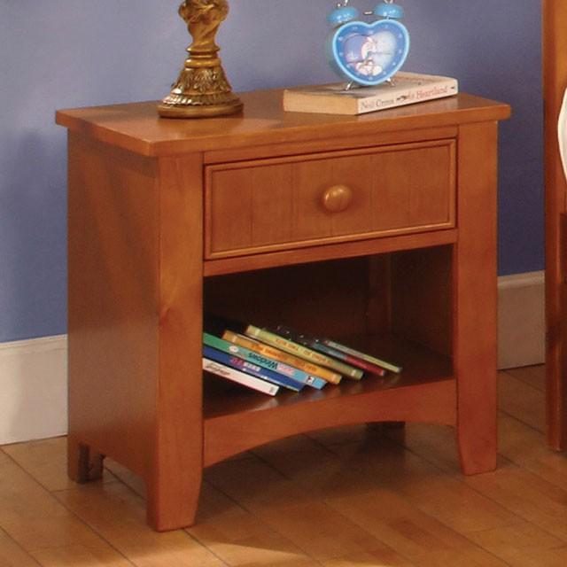 Omnus Oak Night Stand - Joseph's Furniture (East Orange, NJ)