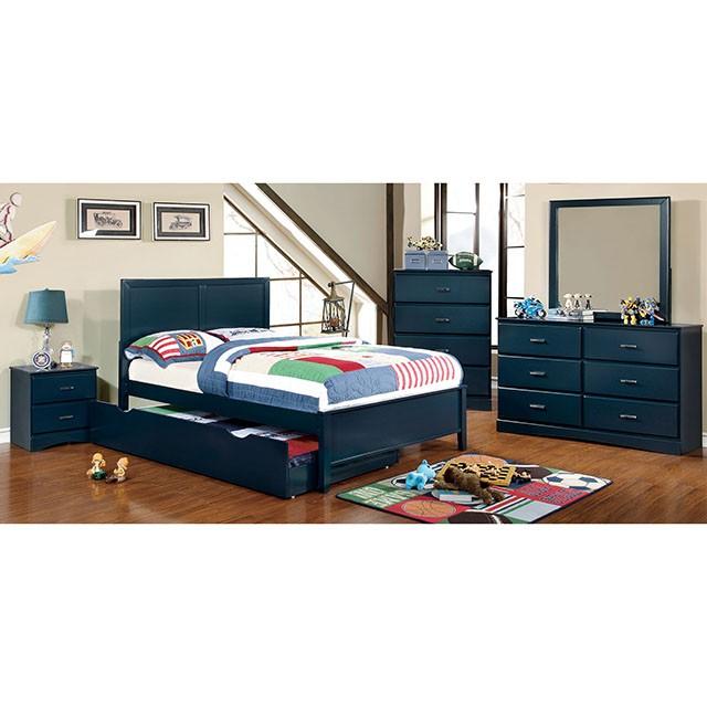 PRISMO Blue Trundle - Joseph's Furniture (East Orange, NJ)