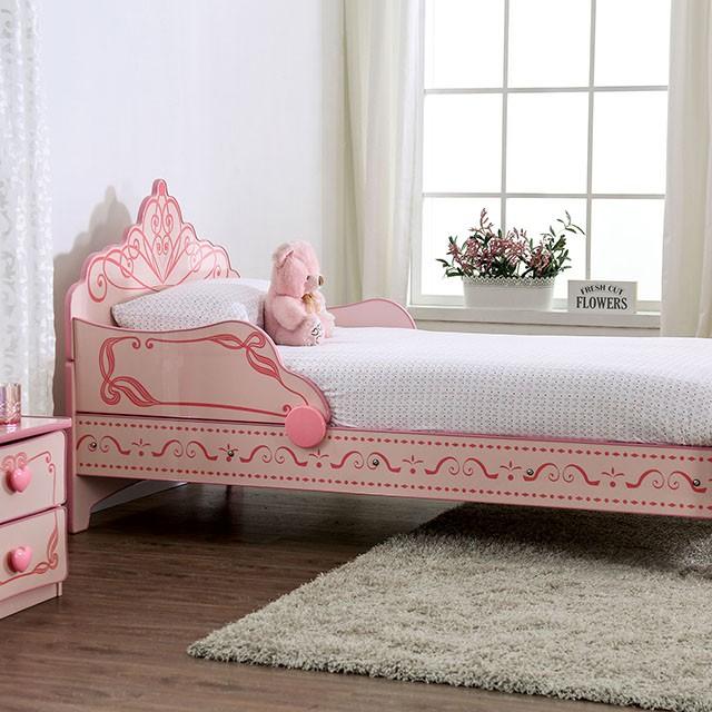 PRINCESS CROWN SINGLE BED Twin Bed - Joseph's Furniture (East Orange, NJ)