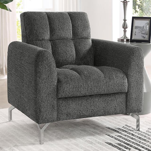 LUPIN Chair, Dark Gray - Joseph's Furniture (East Orange, NJ)