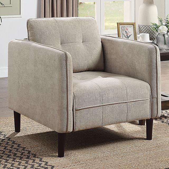 LYNDA Chair, Light Gray - Joseph's Furniture (East Orange, NJ)