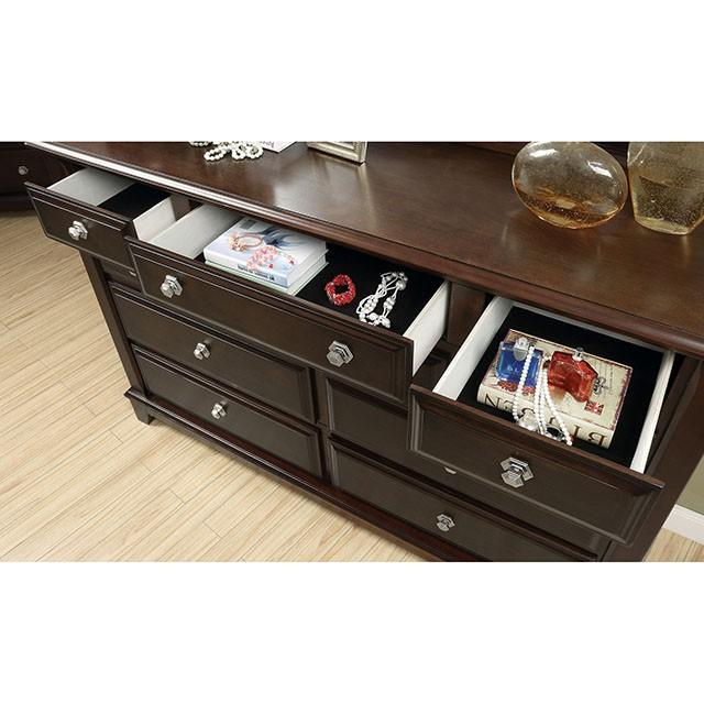 Litchville Brown Cherry Dresser - Joseph's Furniture (East Orange, NJ)