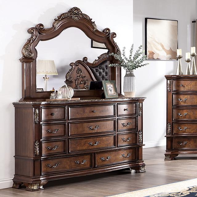 ESPARANZA Dresser, Brown Cherry - Joseph's Furniture (East Orange, NJ)