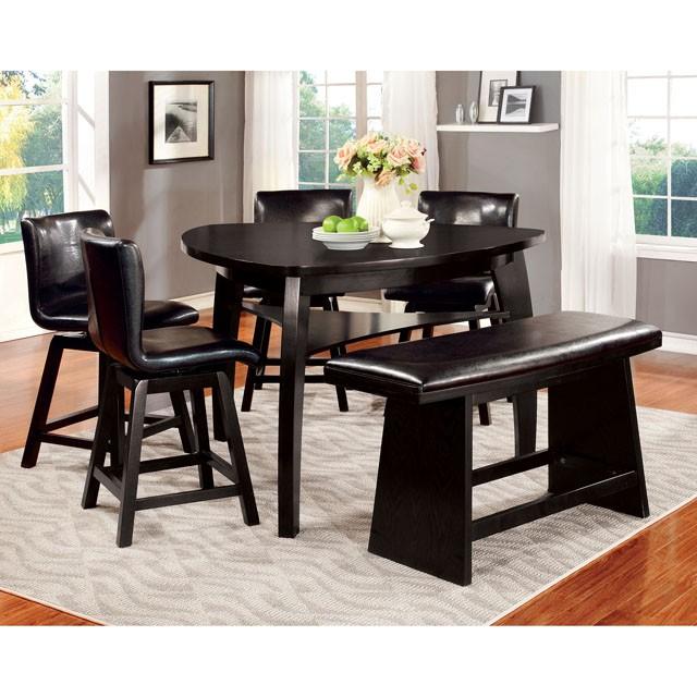 HURLEY Black Counter Ht. Chair (2/CTN) - Joseph's Furniture (East Orange, NJ)