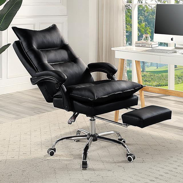PERCE Office Chair, Black - Joseph's Furniture (East Orange, NJ)