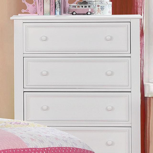 OLIVIA White Chest - Joseph's Furniture (East Orange, NJ)