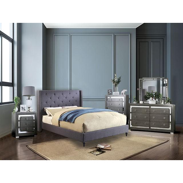 Anabelle Bed Blue & Gray - Joseph's Furniture (East Orange, NJ)