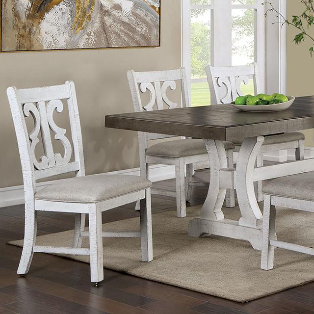 AULETTA Dining Table, Gray - Joseph's Furniture (East Orange, NJ)