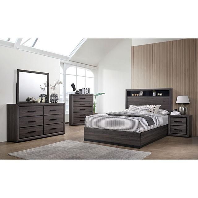 Conwy Gray Night Stand - Joseph's Furniture (East Orange, NJ)