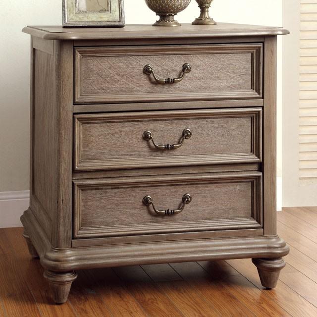 BELGRADE I Rustic Natural Tone Night Stand - Joseph's Furniture (East Orange, NJ)