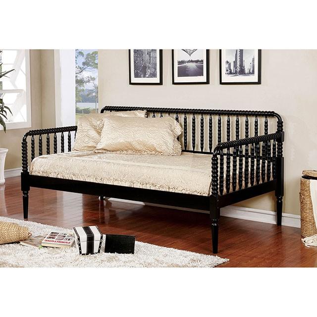 Linda Black Twin Daybed - Joseph's Furniture (East Orange, NJ)