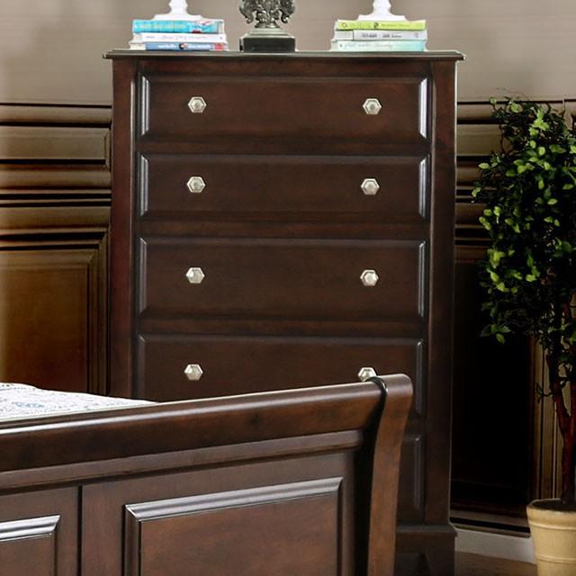 Litchville Brown Cherry Chest - Joseph's Furniture (East Orange, NJ)