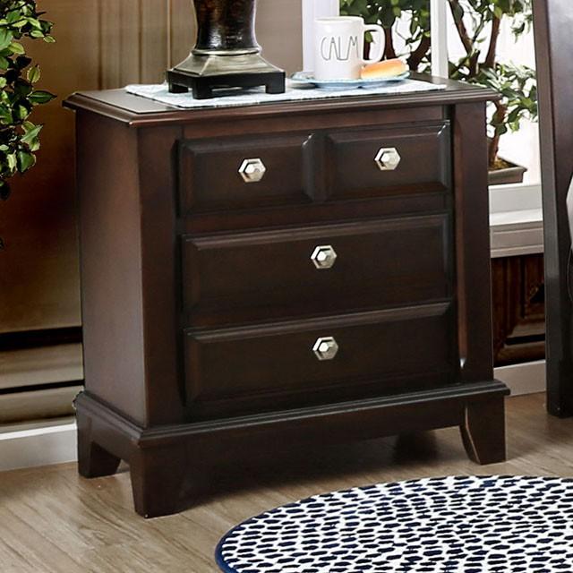 Litchville Brown Cherry Night Stand - Joseph's Furniture (East Orange, NJ)