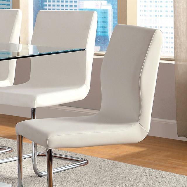 LODIA I White Side Chair - Joseph's Furniture (East Orange, NJ)