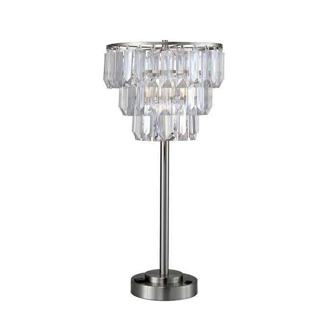 Meg Clear Table Lamp - Joseph's Furniture (East Orange, NJ)