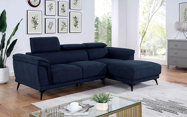 NAPANEE Sectional, Navy - Joseph's Furniture (East Orange, NJ)