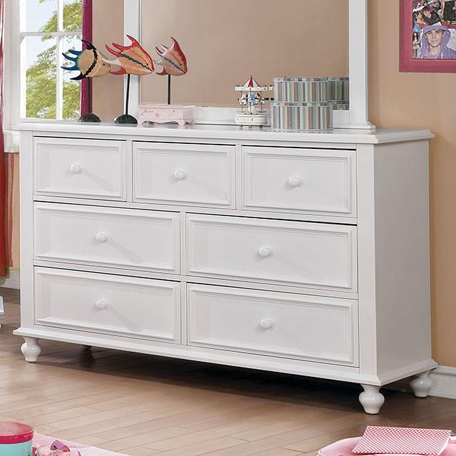 OLIVIA White Dresser - Joseph's Furniture (East Orange, NJ)