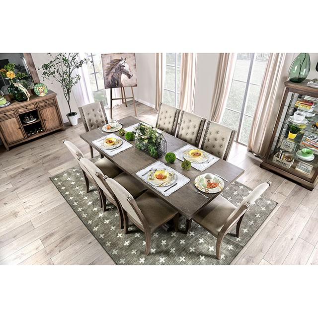 Patience Rustic Natural Tone Dining Table - Joseph's Furniture (East Orange, NJ)