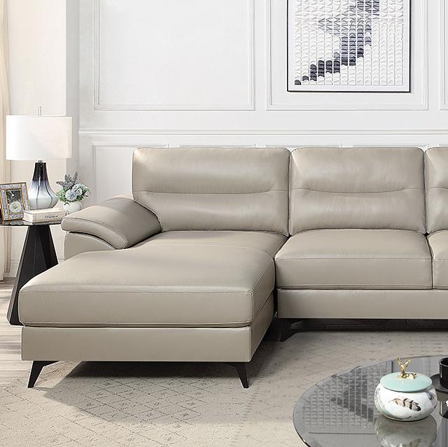 MOHLIN Sectional, Taupe - Joseph's Furniture (East Orange, NJ)