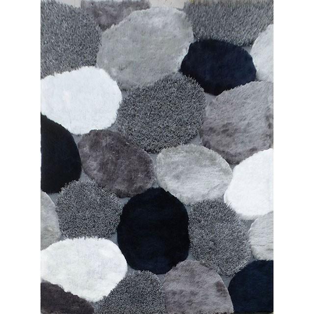 Vancouver Gray/Navy 5' X 7' Area Rug - Joseph's Furniture (East Orange, NJ)
