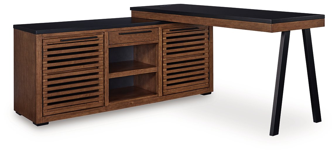 Kallari Credenza with Desk Return - Joseph's Furniture (East Orange, NJ)