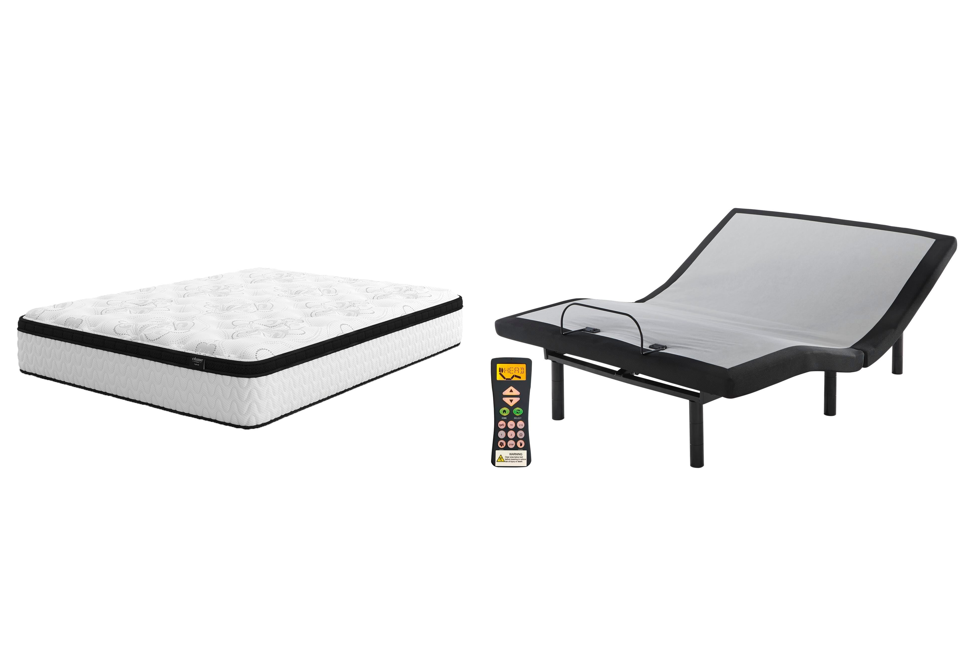 Chime 12 Inch California King Hybrid Mattress Package