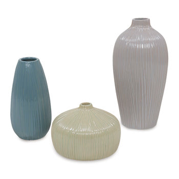 Eiderman Vase (Set of 3) - Joseph's Furniture (East Orange, NJ)