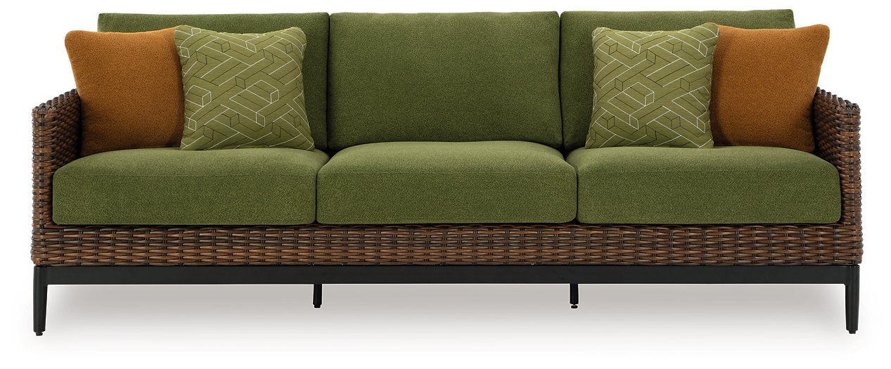 Horizon Hall Outdoor Sofa with Cushion - Joseph's Furniture (East Orange, NJ)