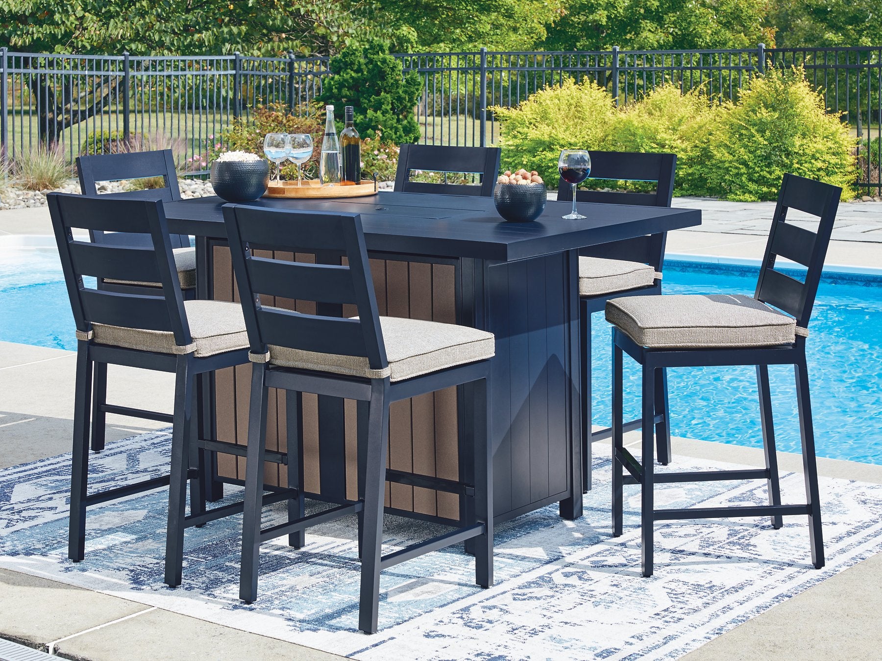 East Beach Outdoor Dining Set - Joseph's Furniture (East Orange, NJ)