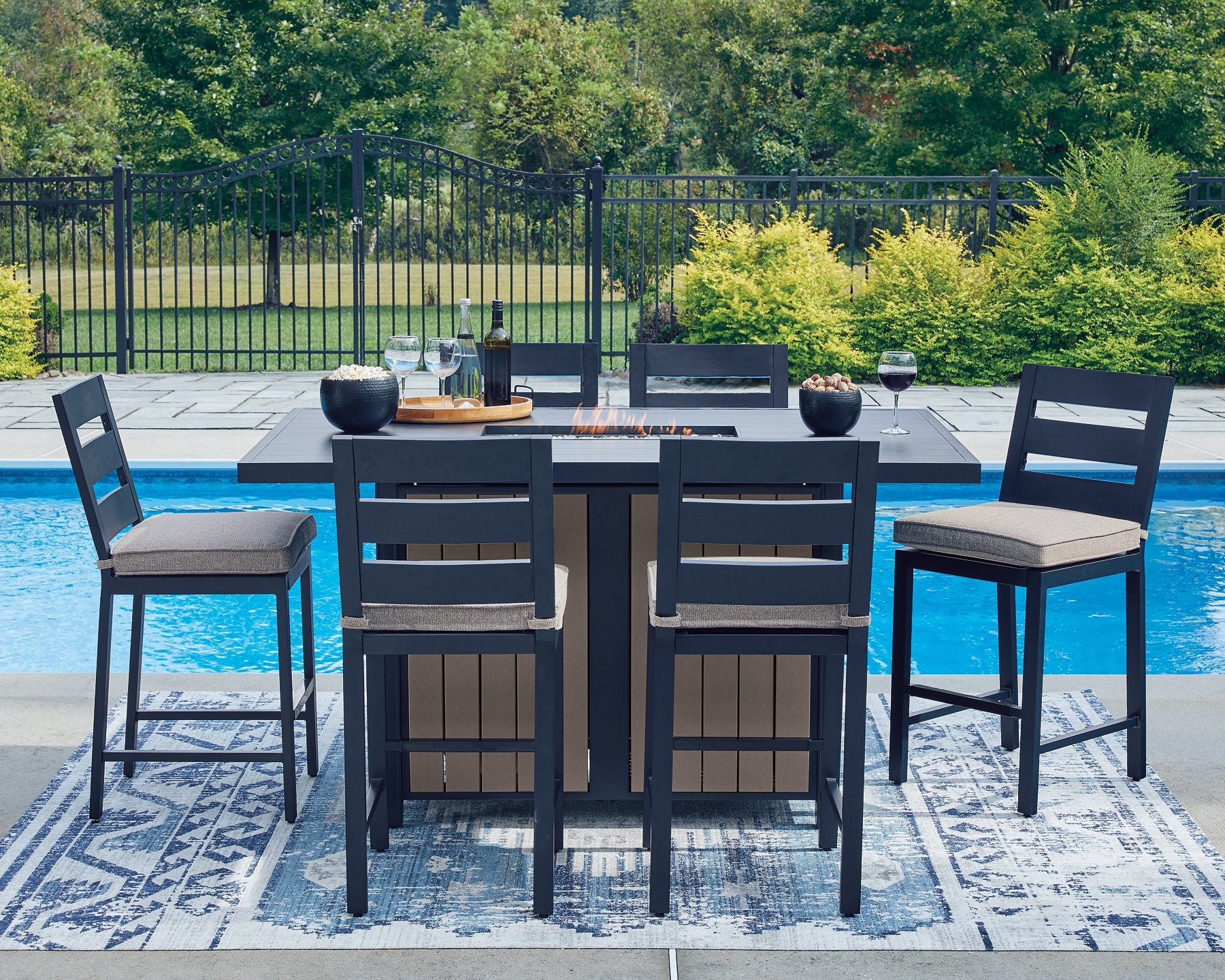 East Beach Outdoor Dining Set - Joseph's Furniture (East Orange, NJ)