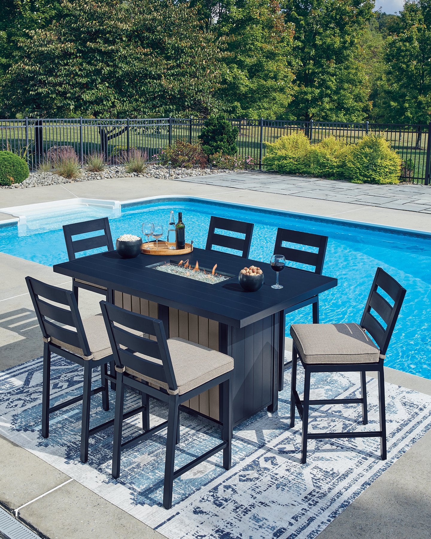 East Beach Outdoor Dining Set - Joseph's Furniture (East Orange, NJ)