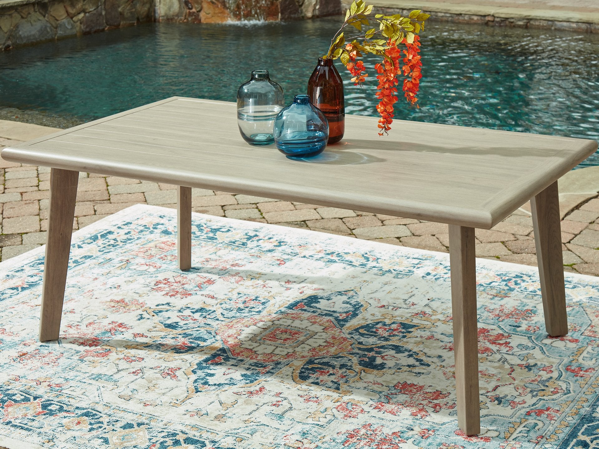 Cliff Trails Outdoor Dining Table - Joseph's Furniture (East Orange, NJ)