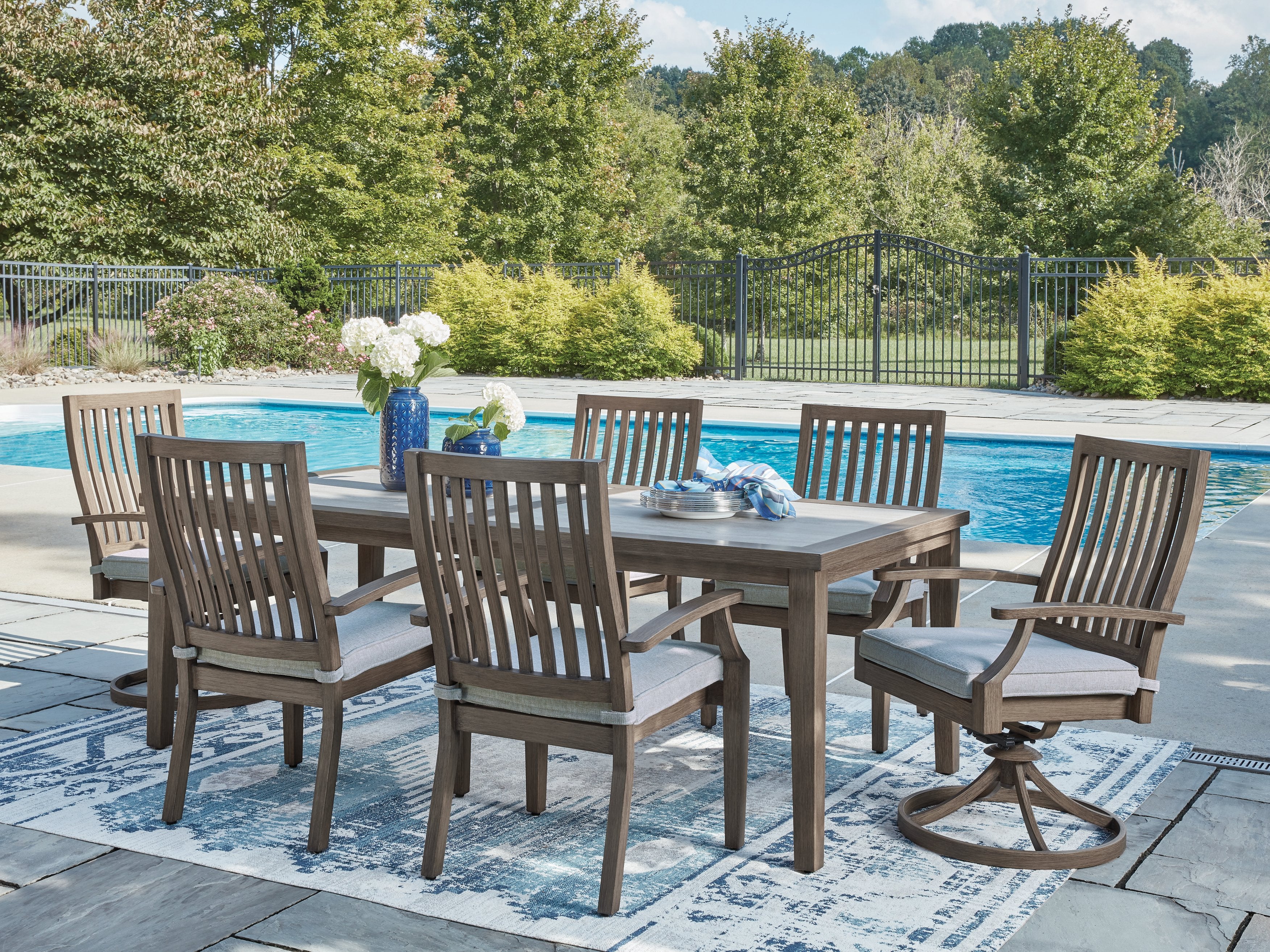 Rainier Ranch Outdoor Dining Package - Joseph's Furniture (East Orange, NJ)
