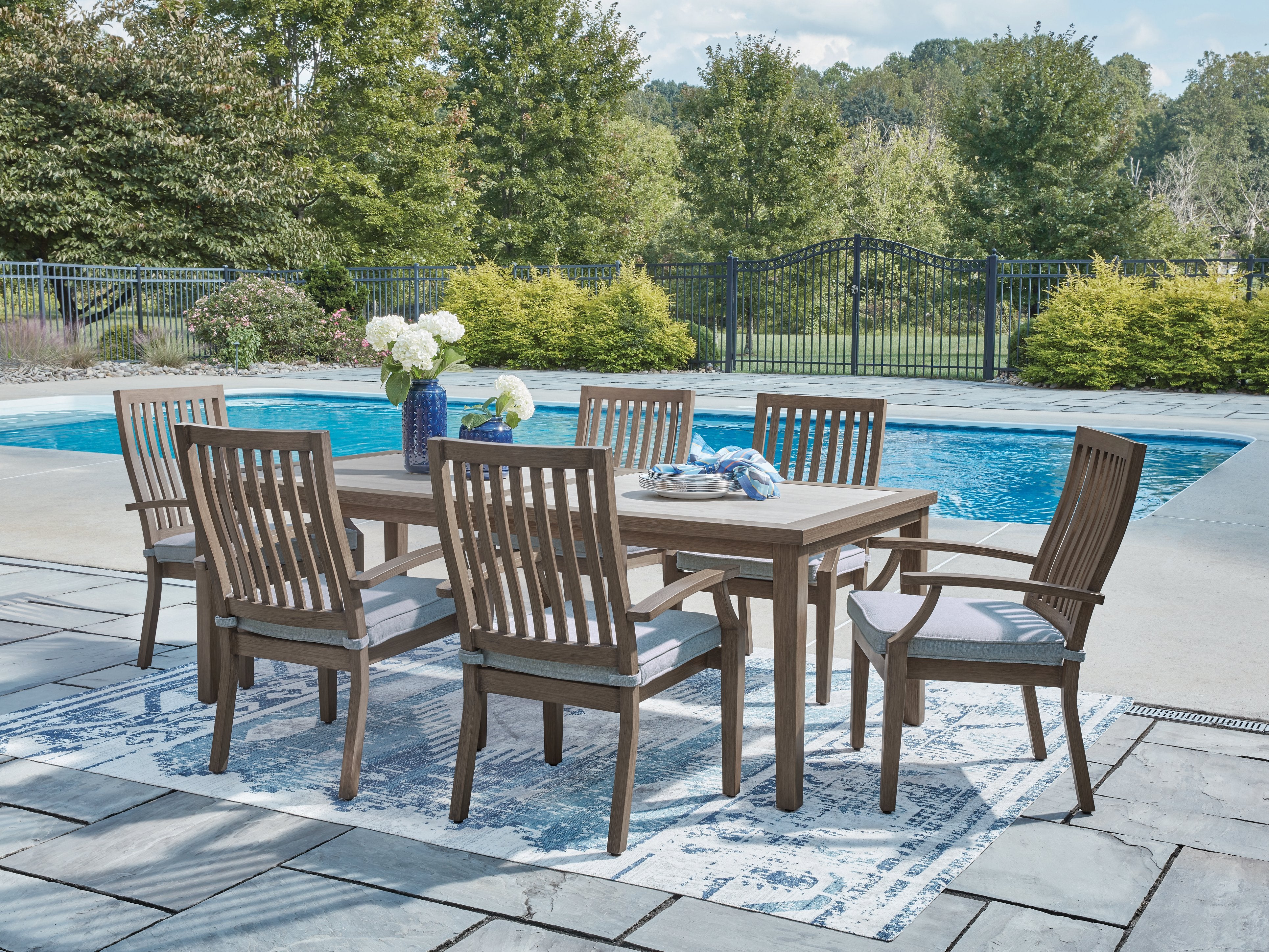 Rainier Ranch Outdoor Dining Package - Joseph's Furniture (East Orange, NJ)