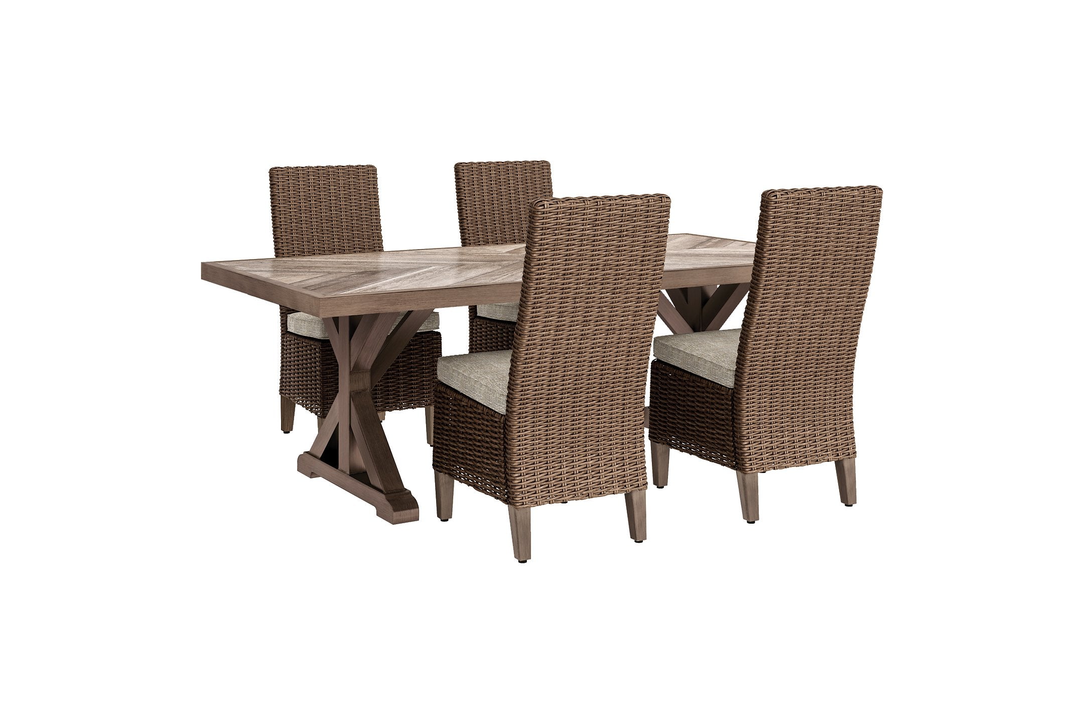 Beachcroft Outdoor Dining Set - Joseph's Furniture (East Orange, NJ)