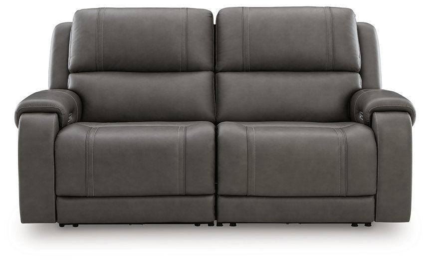 5Z - Pittson Power Reclining Sectional Loveseat - Joseph's Furniture (East Orange, NJ)