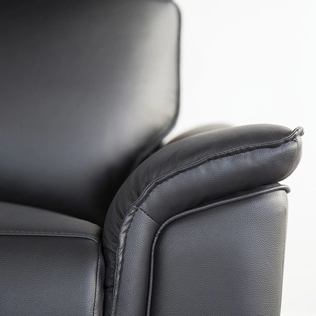 Bienne Recliner Chair White & Black