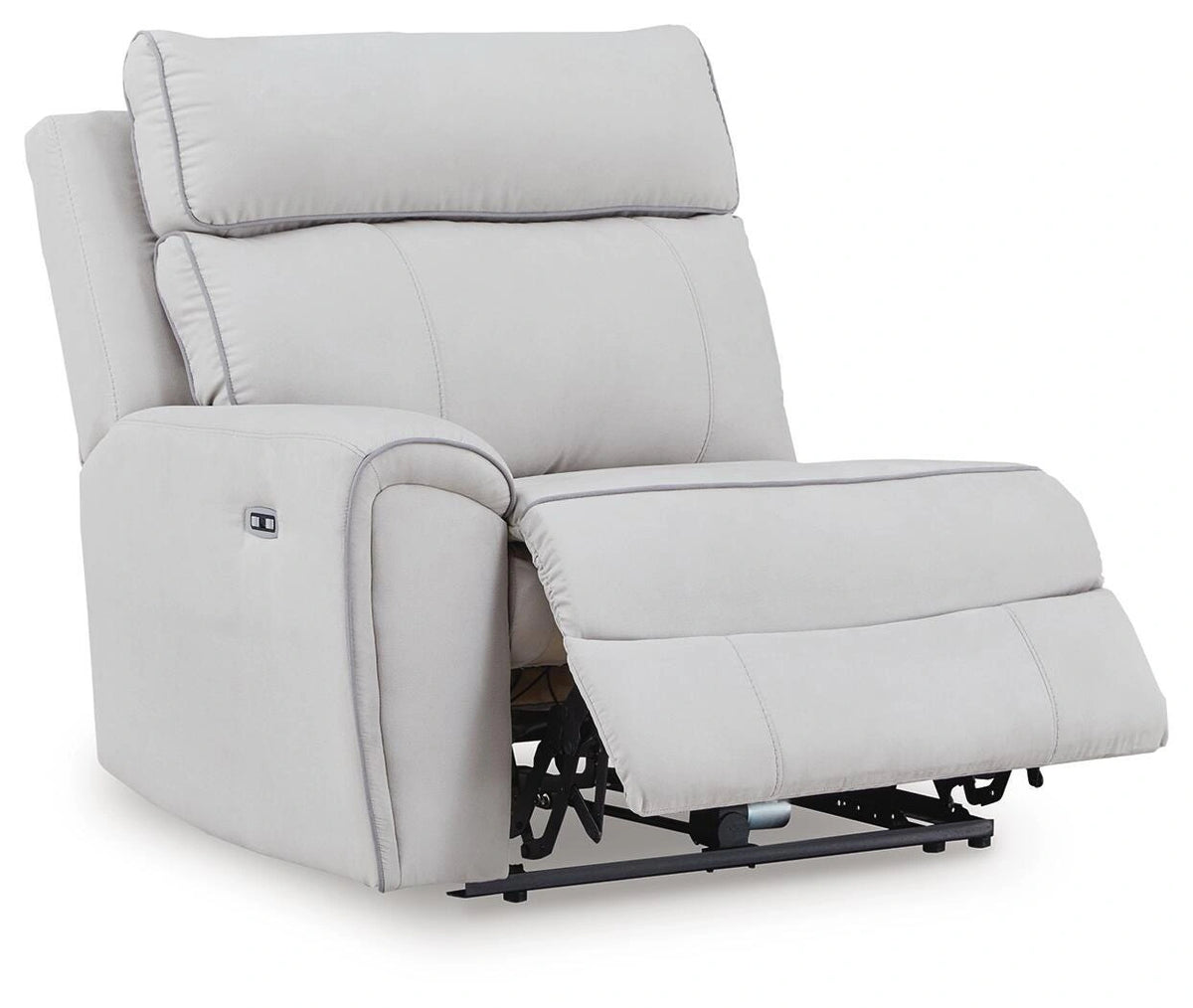 Social Pointe Reclining Sectional with Storage Consoles