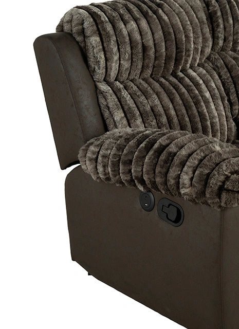 Dionysus Manual Reclining Sofa Brown