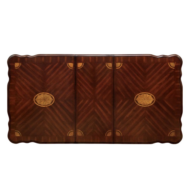 PETERSBURG I Cherry Dining Table w/ 1 X 18" Leaf - Joseph's Furniture (East Orange, NJ)