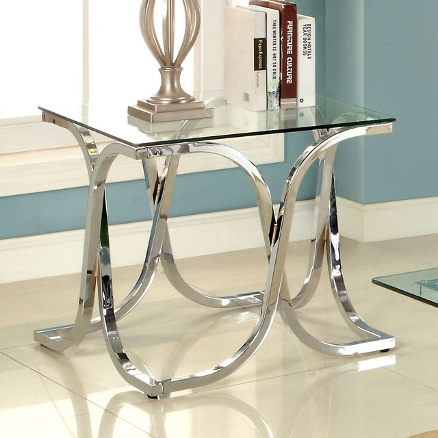 LUXA Chrome End Table