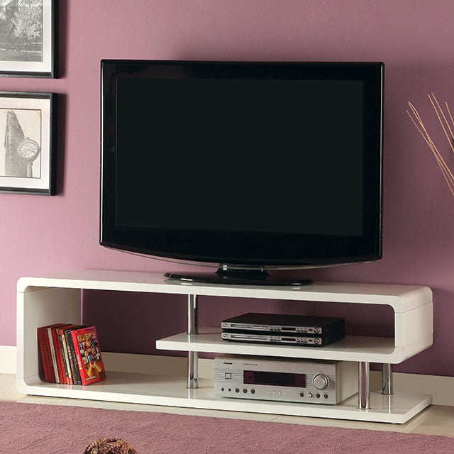 Ninove II White 55" TV Console - Joseph's Furniture (East Orange, NJ)