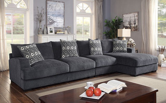 Kaylee Large L-Sectional w/ Right Chaise - Joseph's Furniture (East Orange, NJ)
