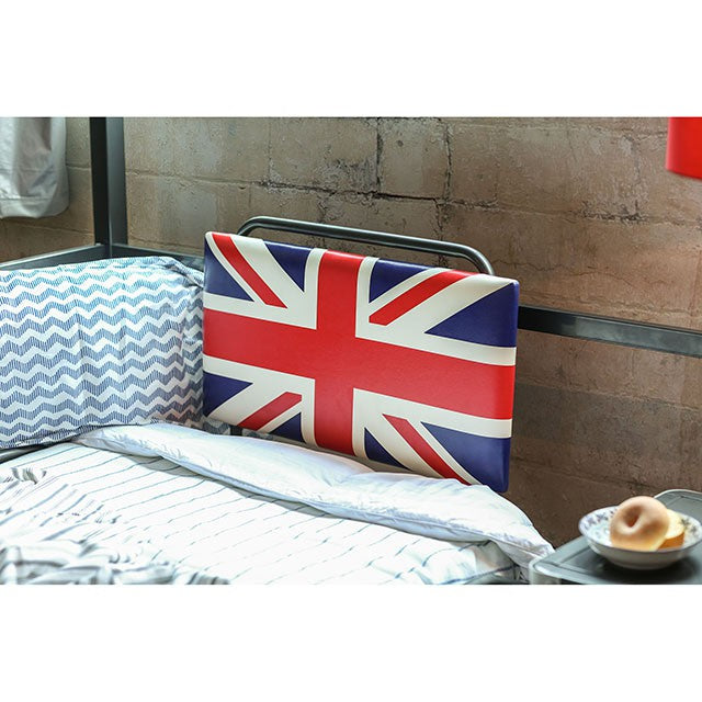 Royal Racer Twin Bed, Blue - Joseph's Furniture (East Orange, NJ)